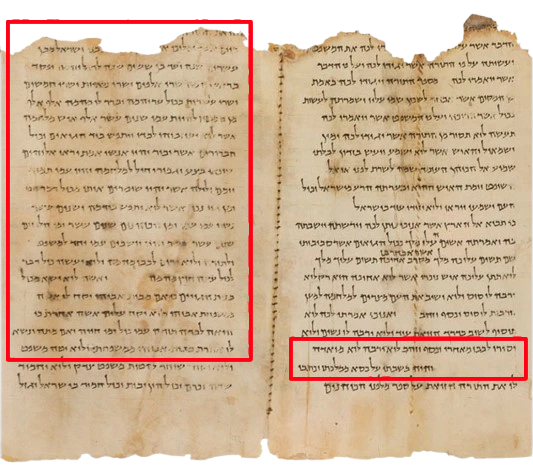 Temple Scroll, columns LVI - LVII